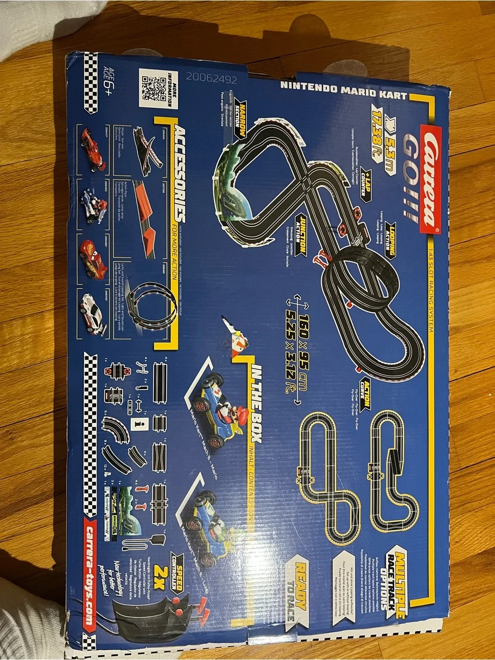 Carrera Mario Kart Racing Set - Blue Box Artwork